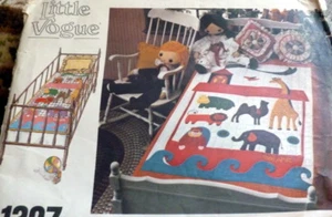 TOLLES VINTAGE NOAHS ARCHE VOGUE QUILT SCHNITTMUSTER - Bild 1 von 1