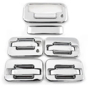 Para Ford F-150 2004-2014 cromo 4 puertas con teclado para llave + cubiertas de manija de puerta trasera ABS - Imagen 1 de 10