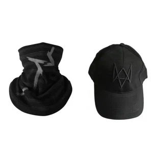 Watch Dogs Aiden Pearce Mask and Cap , Tube Neck Warmer Scarf Cosplay - Picture 1 of 15