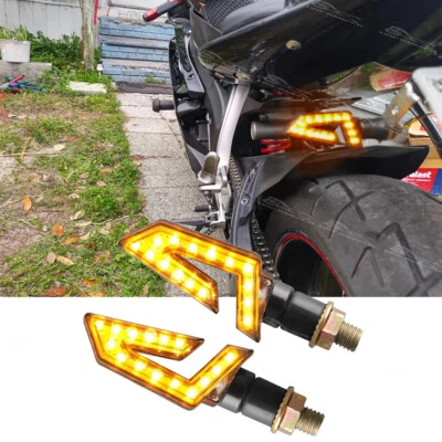 Luces intermitentes LED intermitentes indicadoras de señal de giro para motocicleta Yamaha YZF-R6 R6S R7 R25 Foto 1 de 4