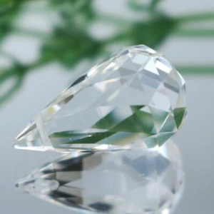 Piedra preciosa de Brasil perforada corte briolette de cuarzo blanco precioso natural de 15,90 quilates - Imagen 1 de 6
