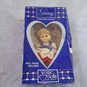 1984 Vintage The World Of Ginny Vogue Doll - Poseable Red White Blue USA - Picture 1 of 5