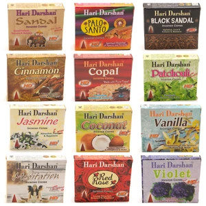 Hari darshan incense cones Fairtrade Incense cones Pick & Mix - Picture 1 of 14