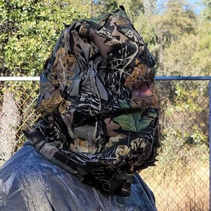 Cabelas Camo Face Mask Headcover Camouflage Hunting 3D - Picture 1 of 9