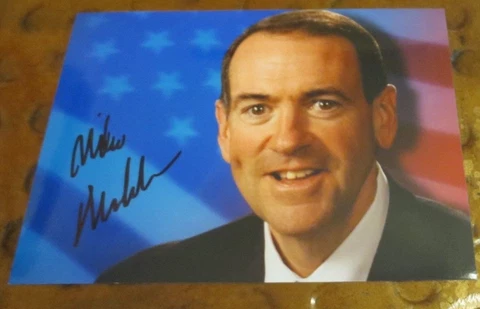 Mike Huckabee 44th Gov of Arkansas signed autographed 5x7 photo conservative Cover
