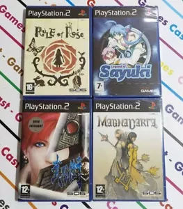 Ps2 RULE OF ROSE UK + BUJINGAI UK + SAYUKI UK + MAGNACARTA UK BRAND NEW SEALED - Picture 1 of 6