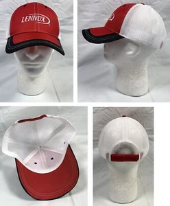 Nuovo cappello da baseball Lennox HVAC Trucker uomo rosso bianco logo ricamato - Foto 1 di 6