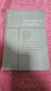 ‡ 🛠 Descriptive Geometry by Peré • 1959 2nd Ed 1st Print HC - Picture 1 of 24
