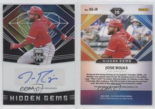 2020 Panini Elite Extra Edition Hidden Gems Black Jose Rojas #HG-JR Auto