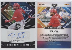 2020 Panini Elite Extra Edition Hidden Gems Black Jose Rojas #HG-JR Auto