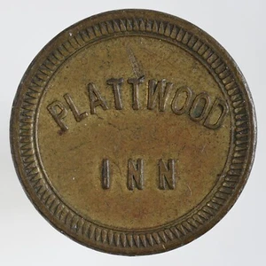 Plattwood Inn Good For One Free Play Token (Minnesota) Pinball? Amusement Token - Picture 1 of 2