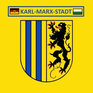 MAGNET - BLASON / WAPPEN - KARL-MARX-STADT - GERMANY DEUTSCHLAND GDR - Picture 1 of 1
