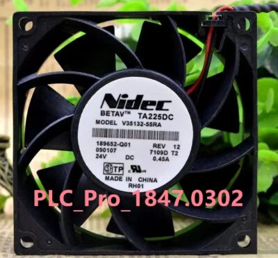 Ventilador de refrigeración Nidec V35132-55RA 24V DC 0,45A 80*80*38 MM 1 PIEZA NUEVO Entrega rápida Foto 1 de 4