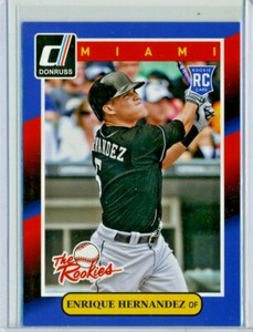 Enrique Kike Hernandez 2014 Panini Donruss The Rookies Card L.A. Dodgers Red Sox