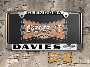 Davies Chevrolet License Plate Frame Glendora - Picture 1 of 3