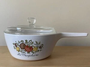 Corning Ware Spice Of Life 1-1/2 Pint La Marjolaine P82 unbeschrifteter Deckel.  Vintage. - Bild 1 von 12