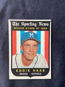 Beautiful pack fresh 1959 Topps  Est MT Q (9oc)  #126 Eddie Haas