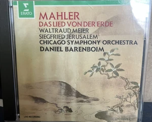Mahler: Das Lied von der Erde CD, 1992 Erato USA Waltrud Meier Barenboim - Picture 1 of 2