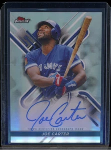 2022 Topps Finest JOE CARTER refractor AUTO autograph - Picture 1 of 2