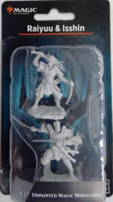 MAGIC THE GATHERING MINIATURES ~ RAIYUU & ISSHIN - Image 1 of 2