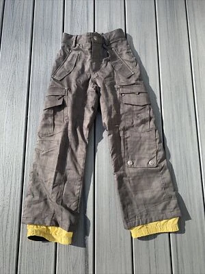 Body Glove Youth Sz 8 Insulated Snow/Ski Pants ~Brown/Black Plaid~ - Image 1 of 4