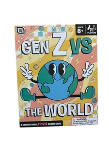 Gen Z Vs The World Trivia Board Game By Games Hub Generational Trivia New SEALED - Picture 1 of 8