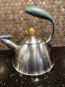 ALESSI Vintage Teapot Kettle 3 Qt by Michael Graves Target Stainless Steel - Picture 1 of 13