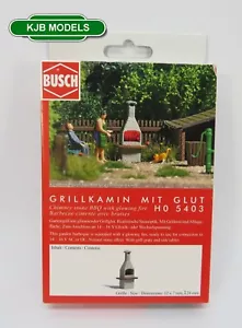 NUEVO EN CAJA OO / HO BUSCH 5403 barbacoa de piedra chimenea de jardín con fuego brillante (14v - 16v) - Imagen 1 de 3