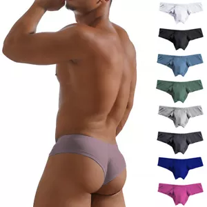 String Pour Hommes Slip De Bikini Lingerie Pochette En U Culotte Short $ - Photo 1/29