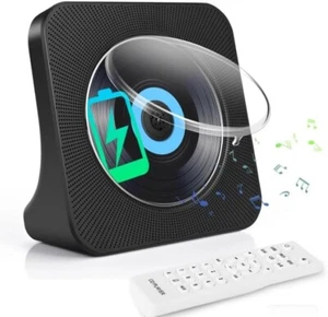 Rechargeable Portable CD Player, Bluetooth CD Player with 4000Mah Battery, Home - Picture 1 of 7