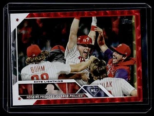 Rhys Lightning 2023 Topps Series 1 Baseball Red Foilboard Card /199 #248 - Picture 1 of 2