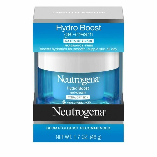 Neutrogena Hydro Boost Hyaluronic Acid Hydrating Gel-Cream Face Moisturize 1.7 fl oz