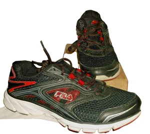 Fila Men's Black Memory Foam Running Shoes 8-1/2 M - Picture 1 of 5