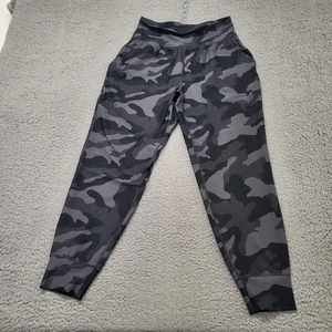 Old Navy Active Joggers Women’s Size Large Gray Camo Powersoft High-Rise Go-Dry - Picture 1 of 11