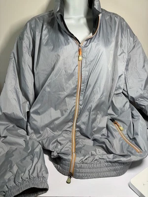 CHAQUETA CORTAVIENTOS CON CAPUCHA GRIS ZEGNA SPORT LIGHT SHELL PARA HOMBRE XL Foto 1 de 4