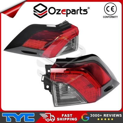 Pair LH+RH Tail Light Rear Lamp LED For Toyota RAV4 50 Series 2018~On *AU SPEC - Image 1 of 4