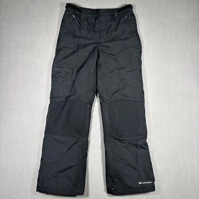 Columbia Bugaboo Youth Large Black Omni Tech Ski Snow Pants Adjustable Inseam - Image 1 of 4