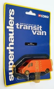 Corgi 1/64 Scale Diecast Model 66204 - RAC Ford Transit Van - Orange - Picture 1 of 5