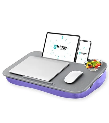 Escritorio para regazo | Escritorio portátil y soporte - Se adapta hasta 17 pulgadas - Cushi lavable... Foto 1 de 4