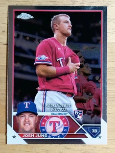 2023 Topps Chrome Update #USC51 Josh Jung RC - Picture 1 of 2