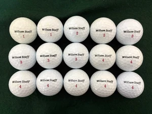 15 WILSON STAFF ZIP GOLF BALLS - MINT/NEAR MINT - SAME BALLS SHOWN IN PHOTOS - Picture 1 of 2