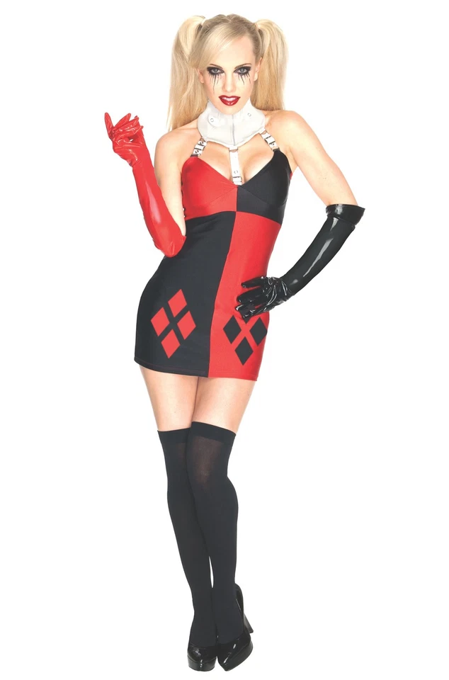 Nuevo Disfraz DC Rogues Secret Wishes Super Villano Harley Quinn Adulto Foto 1 de 1