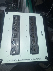 Legrand 12 Port Cat5E Network Interface Module AC1014 - Picture 1 of 2