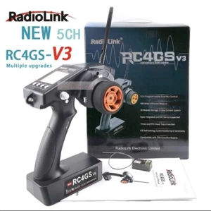 RadioLink RC4GS V3 2.4G 5CH 400M Range Remote Controller R6Fg Gyro Rc Boat Car - Picture 1 of 12