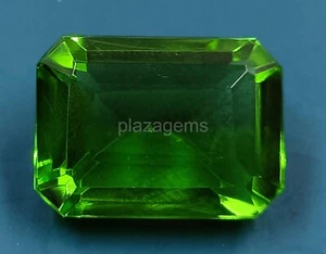 26.00 CT EMERALD CUT NATURAL GREEN GARNET EGL CERTIFIED LOOSE GEMSTONE 5JRX - Picture 1 of 8