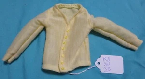 Suéter Cárdigan Amarillo Claro para Muñecas 12" Moda y BJD KNOW35 - Imagen 1 de 6