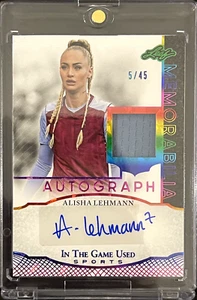 2024 Leaf ITGU Autograph Memorabilia, jersey patch - Alisha Lehmann 5/45 - Picture 1 of 2