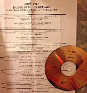 Radio Show:BLUES BREAKS 9/28/98 INTERVIEW: ROBERT PLANT, IKE TURNER, KOKO TAYLOR - Imagen 1 de 1