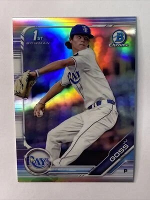 2019 Bowman Chrome Draft Refractor JJ Goss Rc #BDC-61 - Image 1 of 2