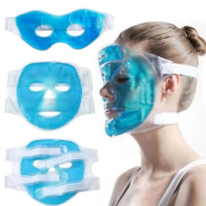 Cooling Mask Hot Cold Gel Pack Face Mask Beauty Relax Facial Skin Care Ice Mask - Picture 1 of 30